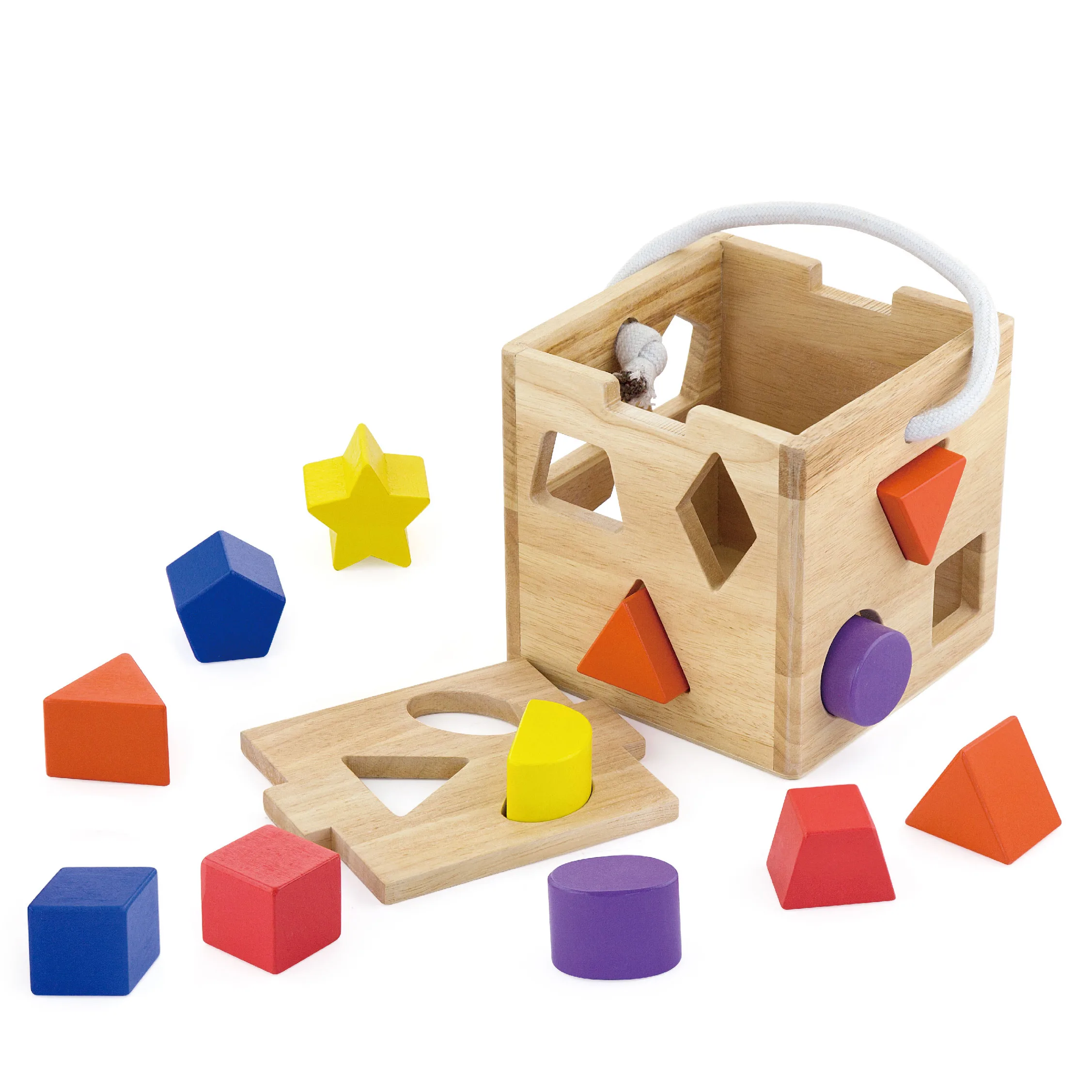 Дървен Сортиращ Куб Дървен Сортиращ Куб
