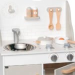 Дървена бежова кухня с аксесоари PolarB за деца