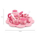 Дървена играчка - Сервиз за чай / розов - Image 7