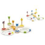 Дървена играчка VIGA - Рингове за хвърляне с животни - Image 4