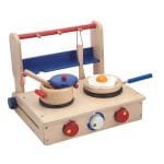 Дървена играчка - Котлон за готвене