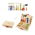 Дървен детски куфар с инструменти от VIGA Toys