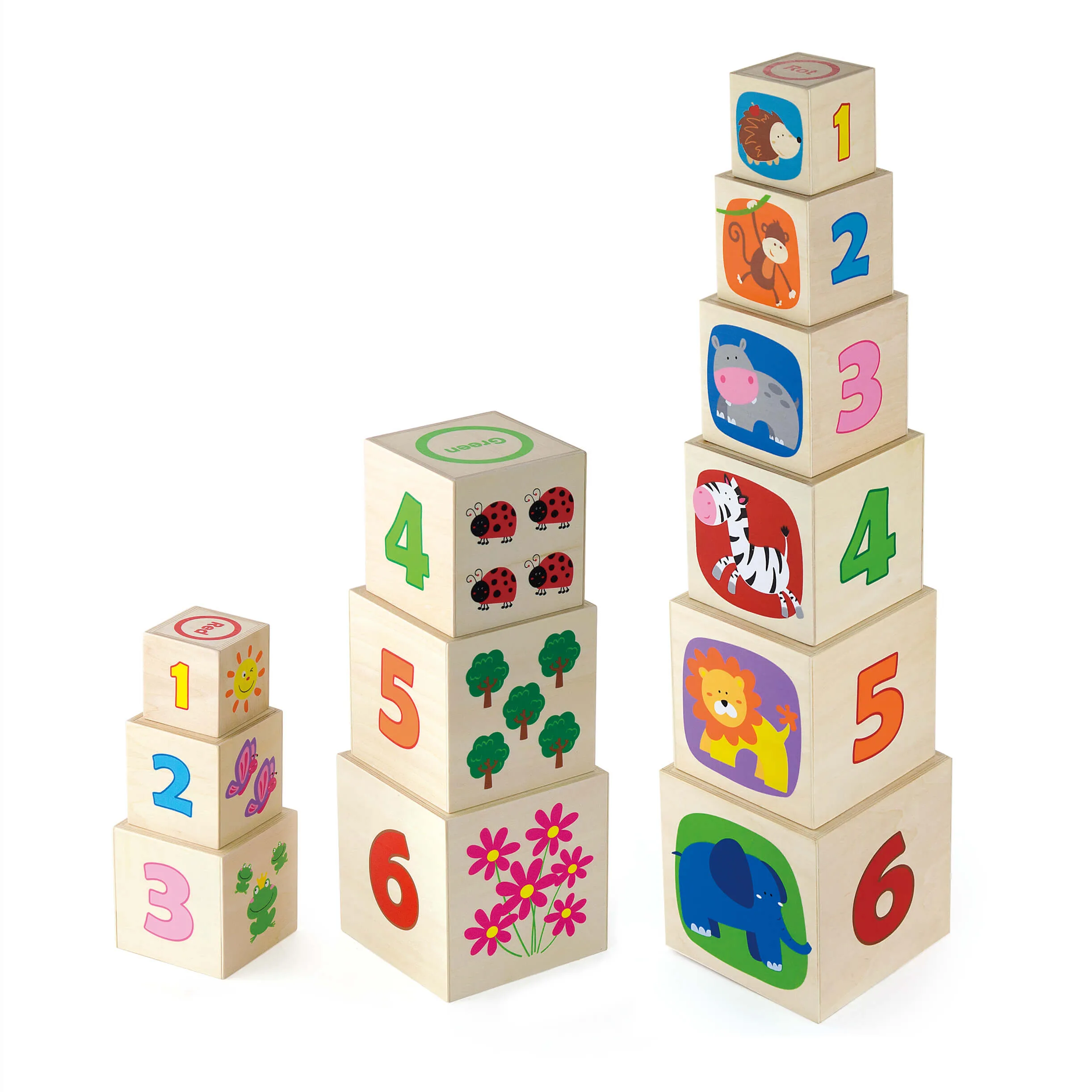 Дървени кубчета от VIGA Toys - Image 3