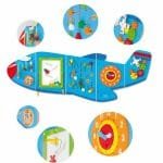 Дървен самолет за стена