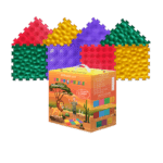 Модулен килим за игра ОРТО ПЪЗЕЛ - микс "Савана"