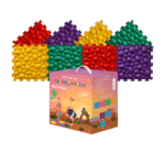 Модулен килим за игра ОРТО ПЪЗЕЛ - микс "Морски камъчета"