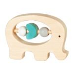 Дървена бебешка дрънкалка - Слонче Lule