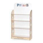 Дървен детски стелаж за играчки