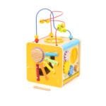 Дървен дидактичен куб - 9 в 1