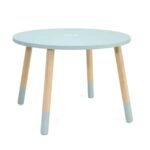 Дървена детска маса – пастелно синя