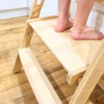 Регулируема сгъваема дървена кула- Монтесори