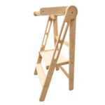 Регулируема сгъваема дървена кула- Монтесори
