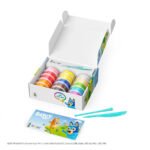 Комплект с глини за моделиране, без изпичане. Самосъхнеща глина. Bluey & Friends