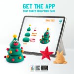 Календар с глини за моделиране. Advent calendar - Hey Clay