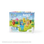 Комплект с глини за моделиране, без изпичане. Самосъхнеща глина. Bluey & Friends. HEY CLAY