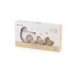 Дървена играчка за дърпане „Кокошка с пиленца“ – PolarB | VIGA Toys