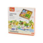 Сензорни блокчета „Горски приказки“ VIGA Toys – 58 части за творческа, сензорна и образователна игра с отворен край.