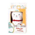 Мека играчка заек с черешови костилки,за гушкане подходяща при колики.