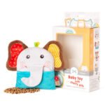 Мека играчка слон с черешови костилки,за гушкане подходяща при колики.