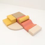 IGLU мек модулен комплект от 6 части с цилиндър и противоплъзгаща основа. Премиум качество за катерене, баланс и активна игра.