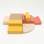 IGLU мек модулен комплект от 6 части с цилиндър и противоплъзгаща основа. Премиум качество за катерене, баланс и активна игра.