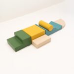 IGLU мек модулен комплект от 6 части с цилиндър и противоплъзгаща основа. Премиум качество за катерене, баланс и активна игра.