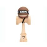 KROM Kendama STROGO NEA Chocolate с LAMBO форма, букова дървесина и I+D противохлъзгаща боя. Професионална кендама с отличен баланс и контрол.
