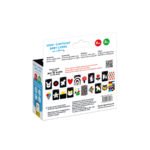 Контрастни карти за бебе – 10 двустранни карти с висок контраст за стимулиране на зрителното развитие и концентрацията. Подходящи за новородени и бебета 0+.