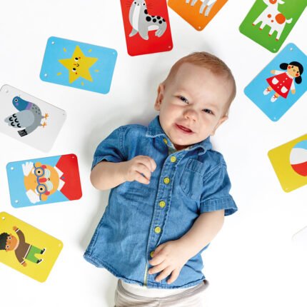 Бебешки контрастни карти от Banana Panda. Най-висок клас карти. 6м+,9м+