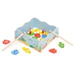 дървена магнитна игра за риболов VIGA Toys