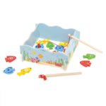 дървена магнитна игра за риболов VIGA Toys