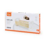 Дървена люлка за кукли VIGA Toys, подходяща за кукли до 50 см. Развива въображението, грижата и ролевите игри при децата.