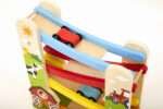 Дървена писта Ферма с 4 колички VIGA Toys 44844 за деца над 18 месеца