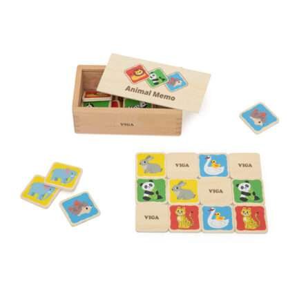 Образователна мемори игра за памет и концентрация VIGA Toys – 44855