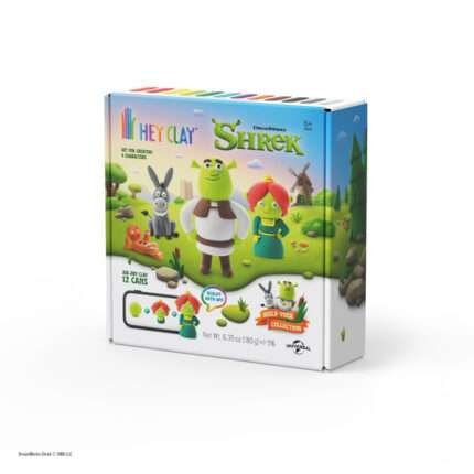 Глина за моделиране HEY CLAY Shrek с 12 цвята за 4 фигурки