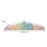 IGLU Motion 7 Light Pastel – комплект меки модули за активна игра, катерене и баланс. Подходящ за деца от 1 до 10 години.