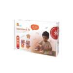 Дървени обувки за връзване с карти VIGA Toys