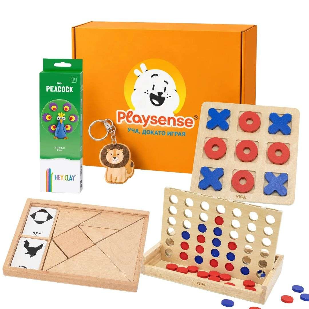 Кутия -логически игри Кутии с игри подходящи за 5-7 г